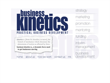 Tablet Screenshot of business-kinetics.co.uk